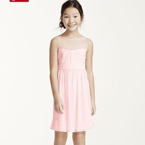 Davids bridal junior bridesmaid dress petal 8